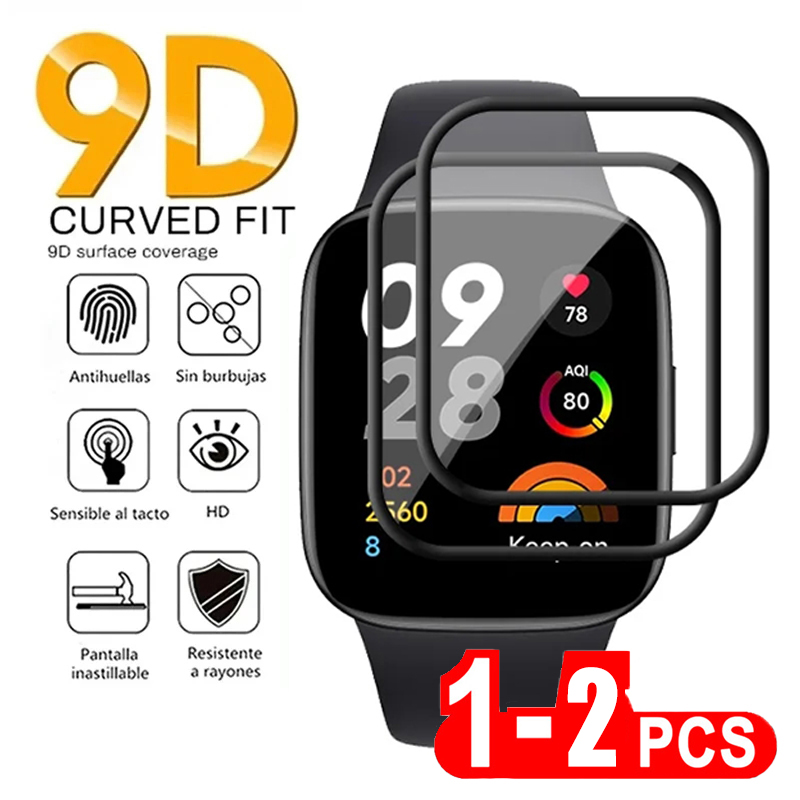 Tempered Glass Screen 9H - 2 Pcs Tempered Glass for Redmi