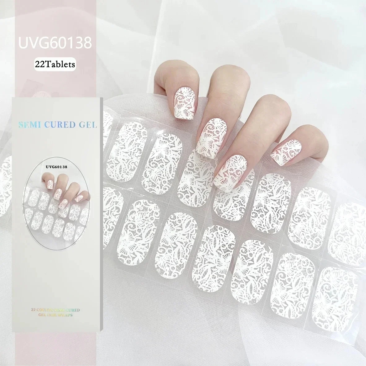 16/18/20Tips Christmas Gel Nai – Full Cover Adhesive recenzja i cena