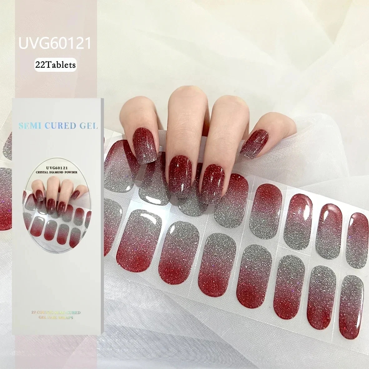 16/18/20Tips Christmas Gel Nai – Full Cover Adhesive recenzja i cena