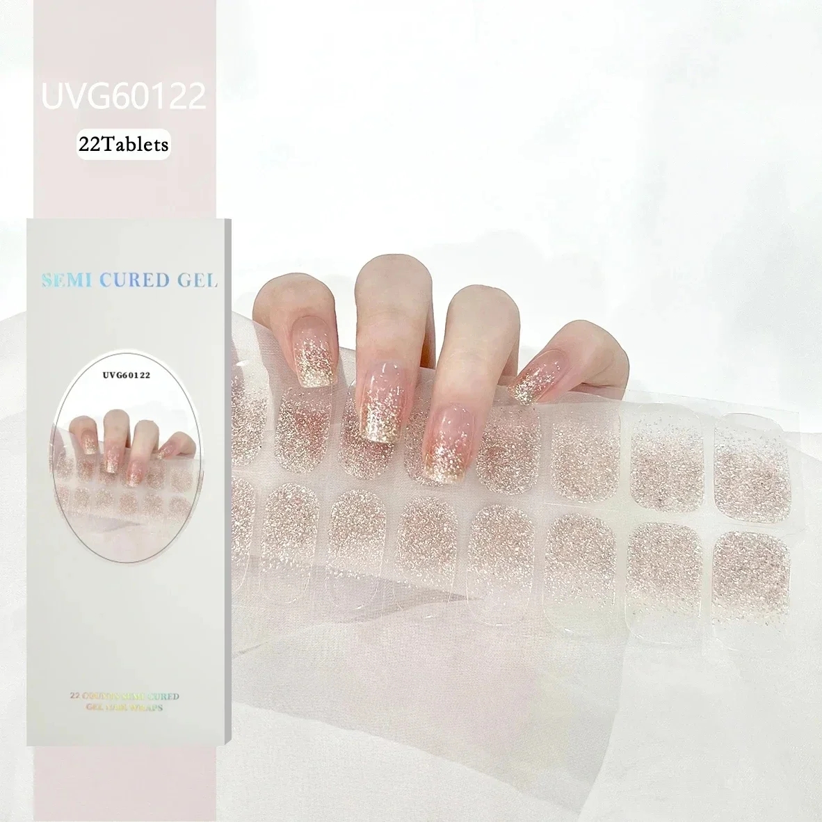 16/18/20Tips Christmas Gel Nai – Full Cover Adhesive recenzja i cena