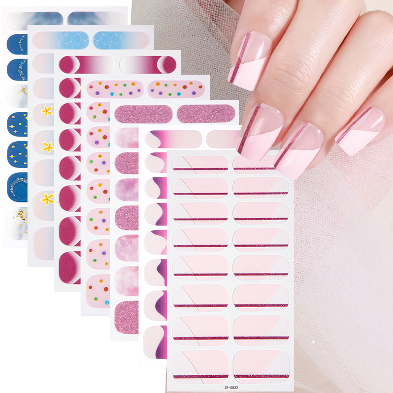 16Tips Marble Gradient Starry  – Full Cover Adhesive recenzja i cena
