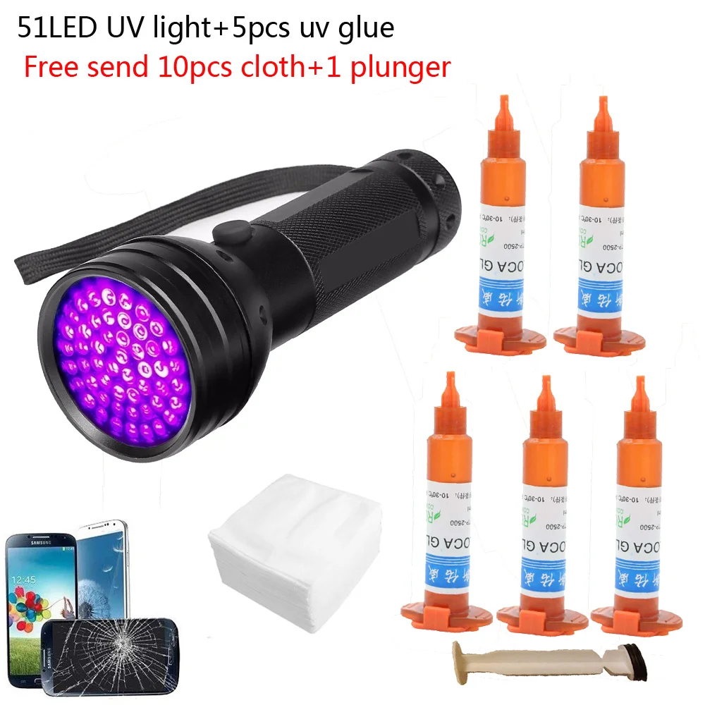 51 led UV light 5pcs/lot 5g TP – Liquid Uv Glue Kit recenzja i cena