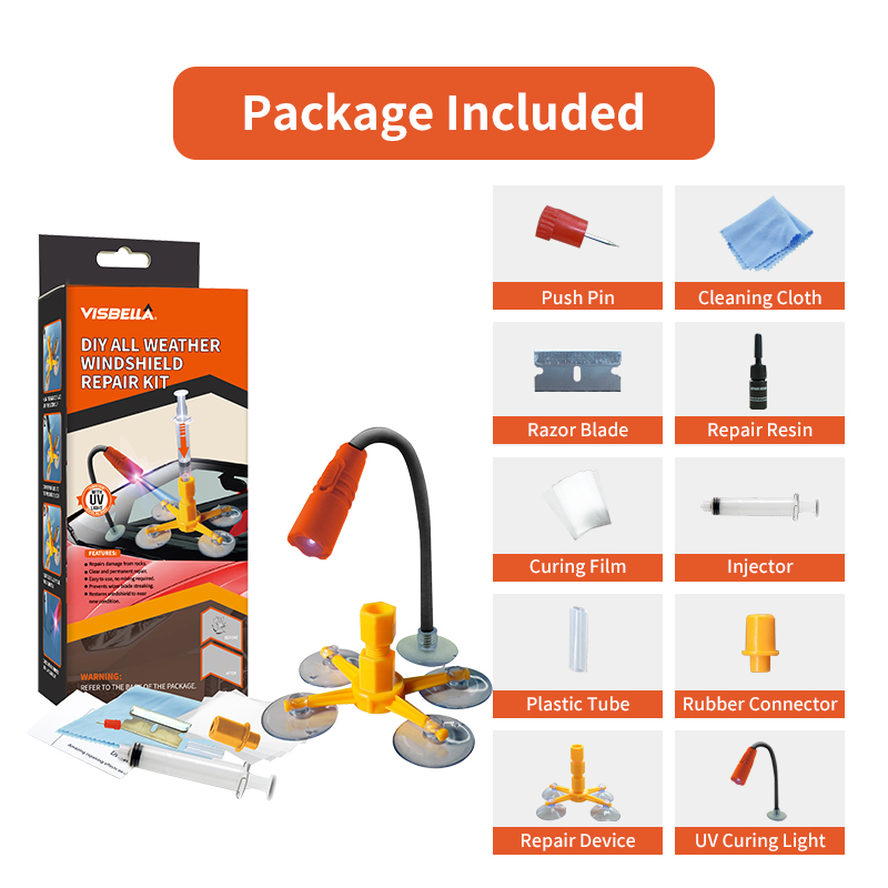 Visbella Car Windshield Repair – Liquid Uv Glue Kit recenzja i cena