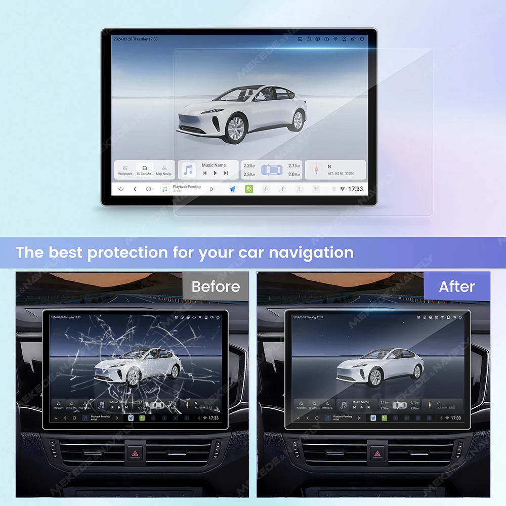 For 11.5 13 Inch Radio Tempere – Glass Protector Auto recenzja i cena