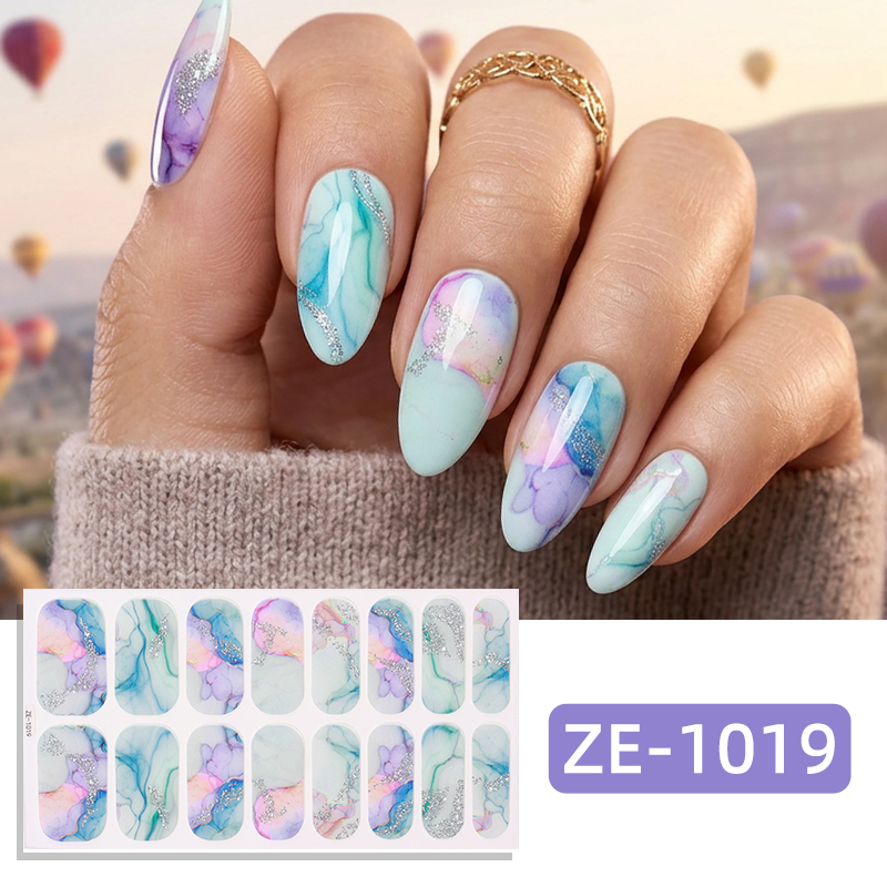 16Tips Glitter Marble Full Cov – Full Cover Adhesive recenzja i cena
