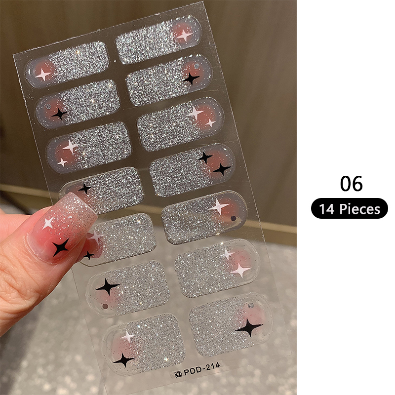 Baking-free Pink Nail Stickers – Full Cover Adhesive recenzja i cena