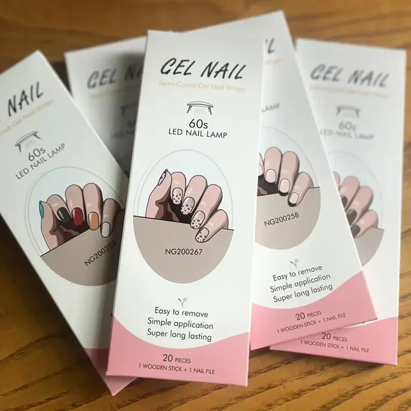 Semi-Cured Gel Nail Strips Pat – Full Cover Adhesive recenzja i cena