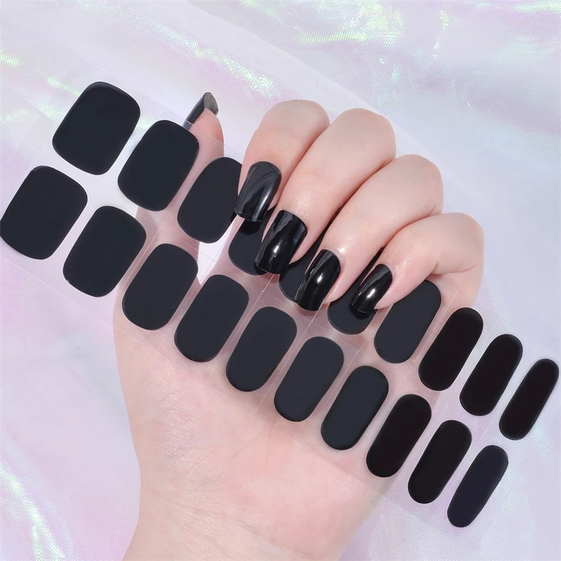 16/18/20Tips Gel Nail Stcikers – Full Cover Adhesive recenzja i cena
