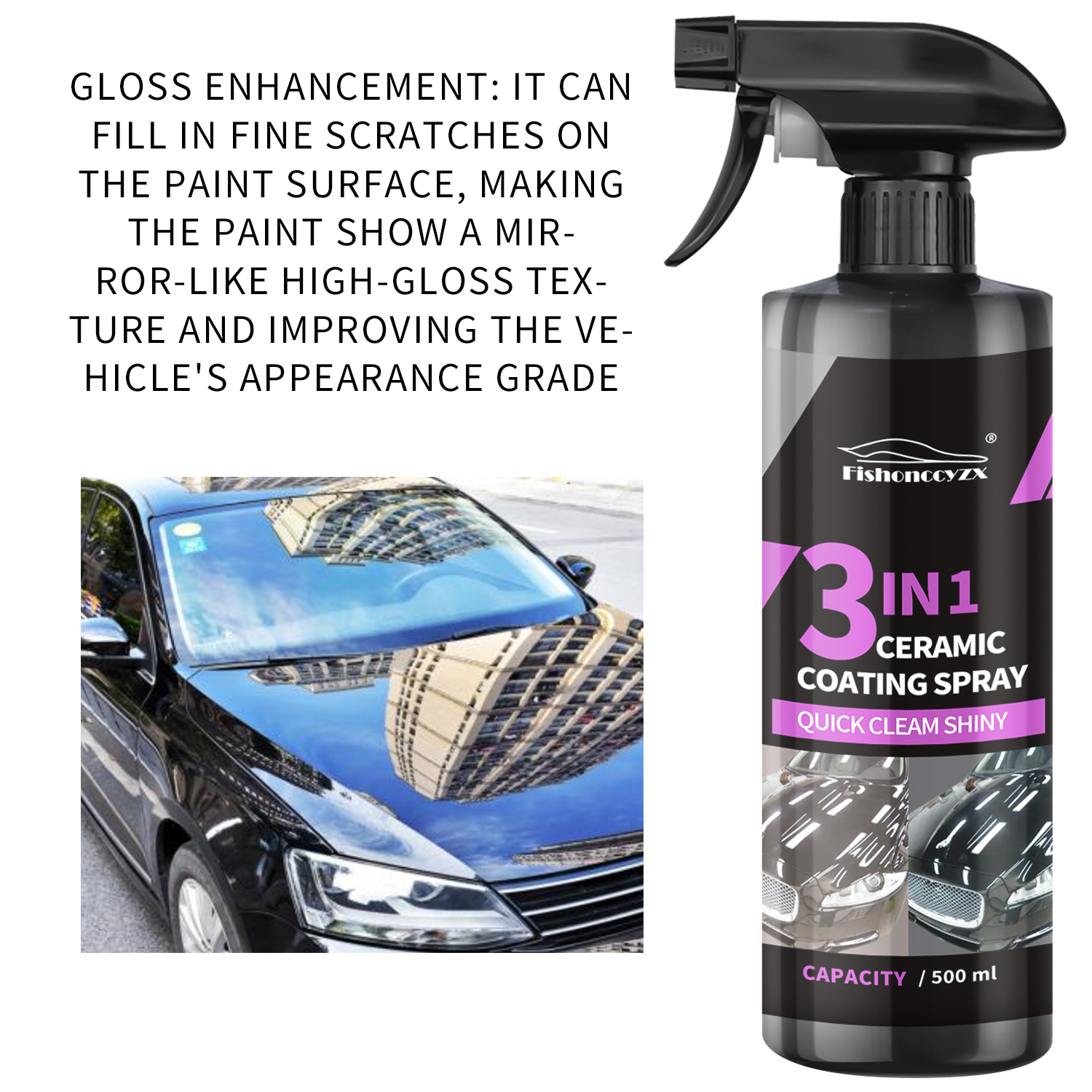 3 in 1 Car Ceramic Liquid Coat – Nano Liquid Coating recenzja i cena