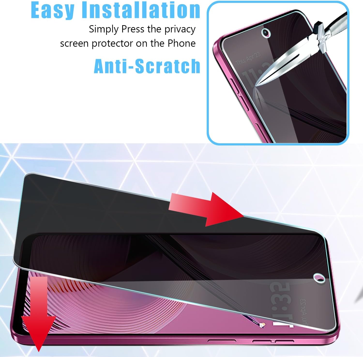 [2 Pack] For Moto G 5G 2025 Pr – Privacy Filter 2Pack recenzja i cena