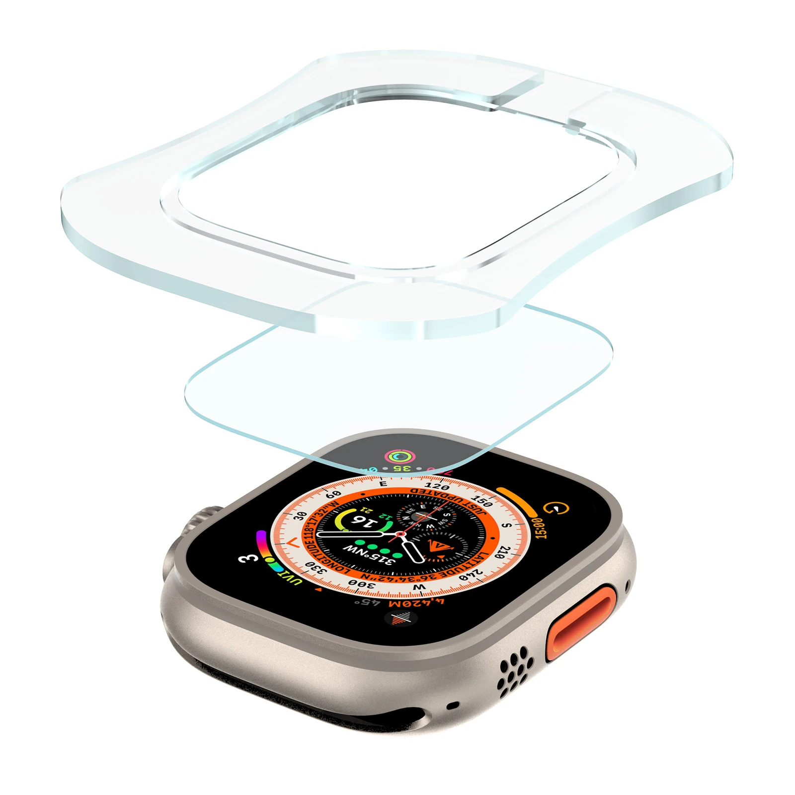 Tempered Glass for Apple Watch – Screen Alignment Tool recenzja i cena