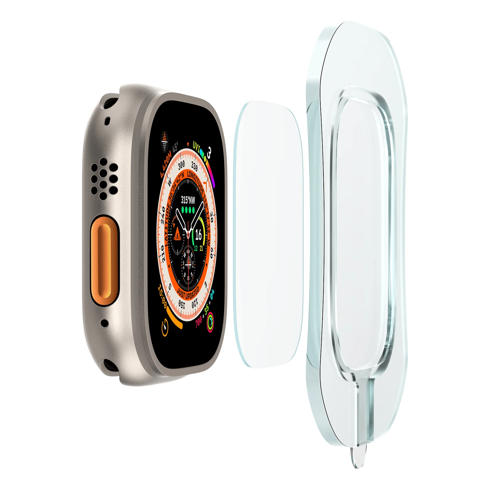 Tempered Glass for Apple Watch – Screen Alignment Tool recenzja i cena