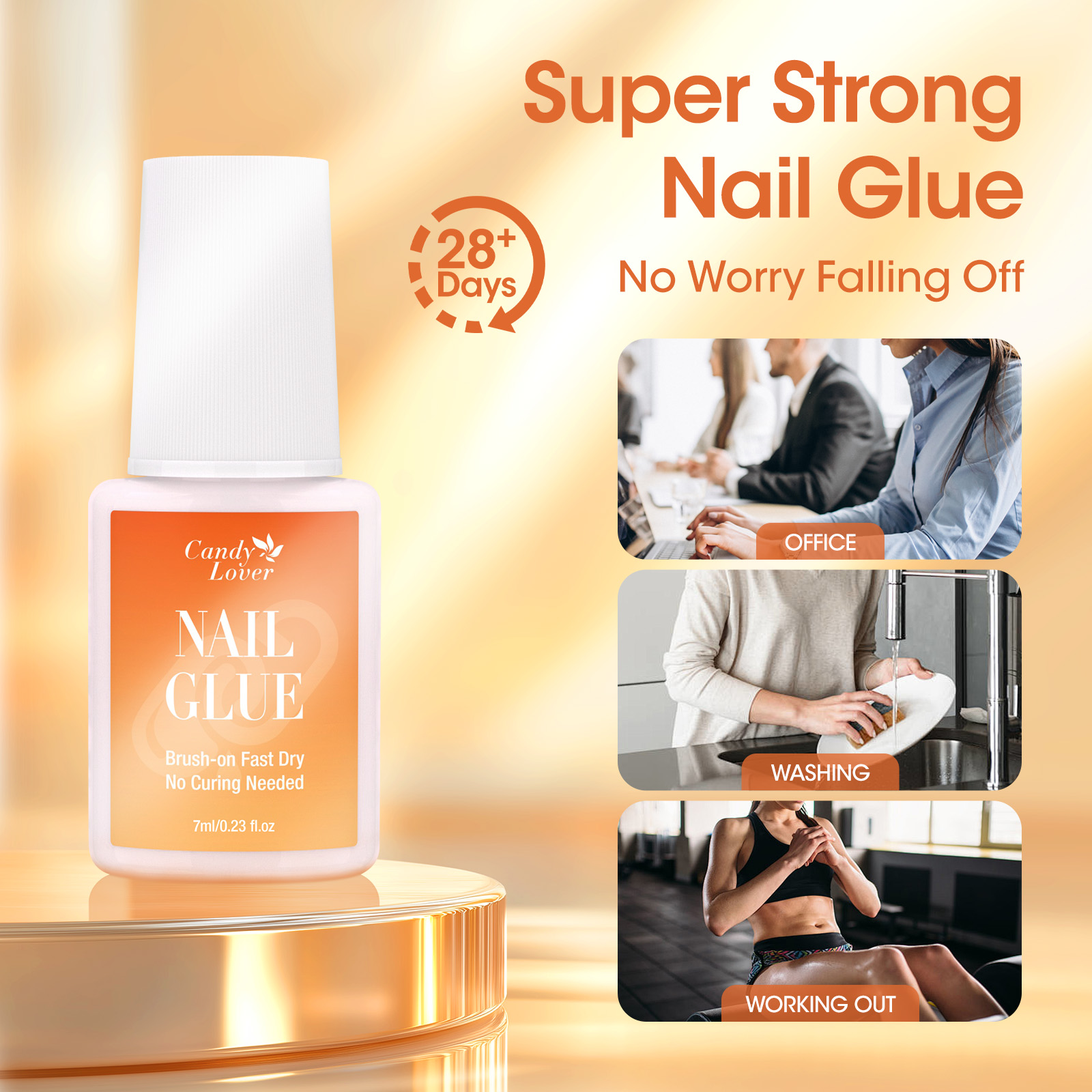 Super Strong Nail Glue Remover – Liquid Uv Glue Kit recenzja i cena
